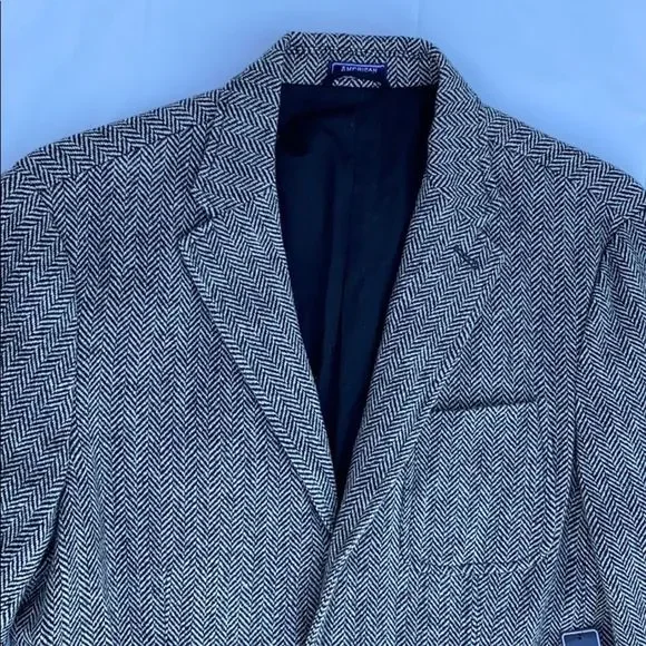 New American Living wool men's suit jacket size Lg